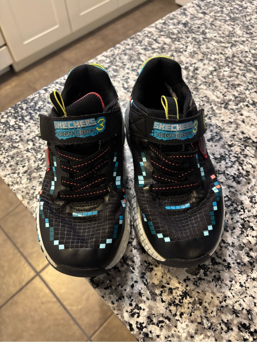 Skechers Kids' Mega-Craft Black & Blue Sneakers